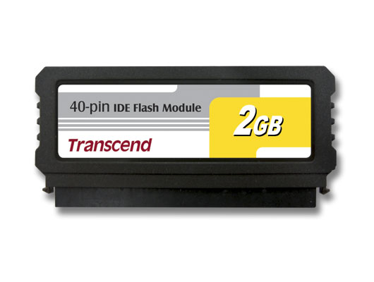 модуль Flash DOM Transcend 2ГБ IDE 40P, SMI (Vertical)