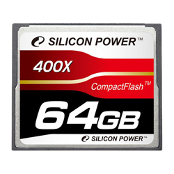   64 Compact Flash Silicon Power  400X, SP064GBCFC400V10