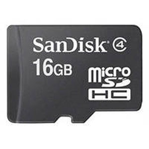   16 SanDisk microSD HC Class4