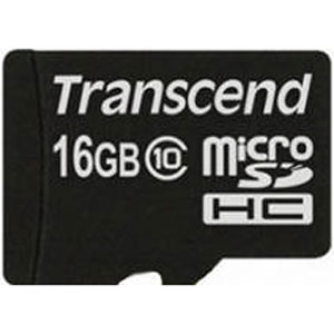   16 Transcend  microSD HC Class10 + 