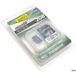   2 Transcend Micro SecureDigital Card + 