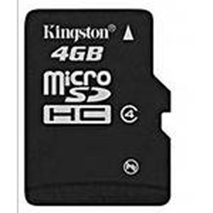  4 Kingston  microSD HC Class4