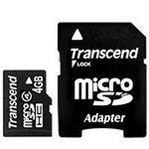   4 Transcend  microSD HC Class4 + 