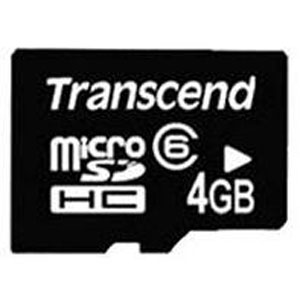   4 Transcend  microSD HC Class6