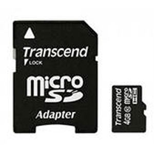   4 Transcend  microSD HC Class10 + 