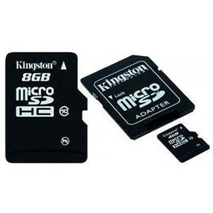   8 Kingston  microSD HC Class10 + 