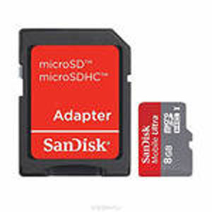   8 SanDisk  microSD HC Class6 + 