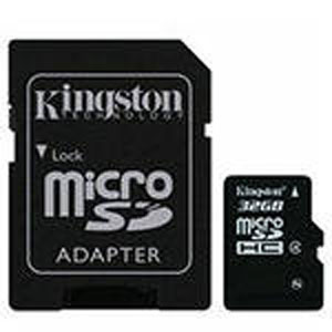   32 Kingston  microSD HC Class4 + 