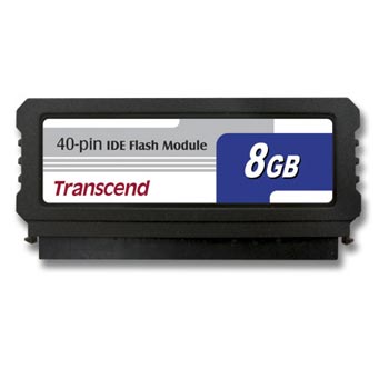  Flash DOM Transcend 8 IDE 40P, SMI (Vertical)