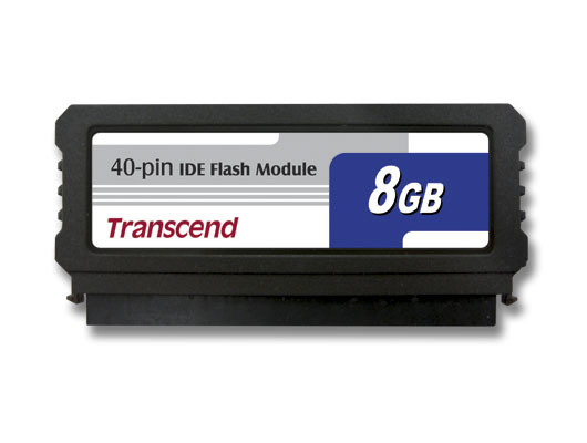  Flash DOM Transcend 8 IDE 40P, SMI (Vertical)