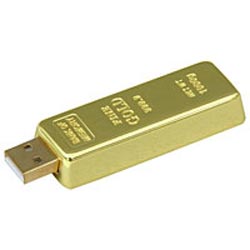 usb-flash drive / флешка 4 Гб Золотой слиток