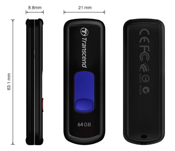 usb-flash drive /  64  Transcend JetFlash 500