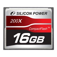   16 Silicon Power  Compact Flash Card Super Speed 200x, SP16GBCF200