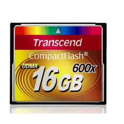   16  Transcend Ultra Speed CF Card 600X