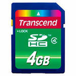   4 Transcend  SecureDigital HC Class4