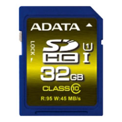   32 ADATA SDHC/UHS-I class 10/class U1 (45/)