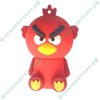  флешка 8Гб MemoryKing Angry Birds (Энгри бёрд красная)