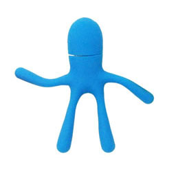 Флешка подарочная Super Talent Gumby Man Series - Синий человечек