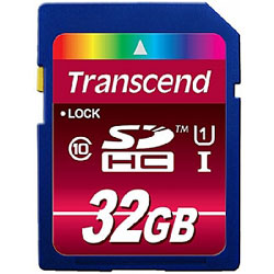   32 Transcend SecureDigital HC UHS-I Class10